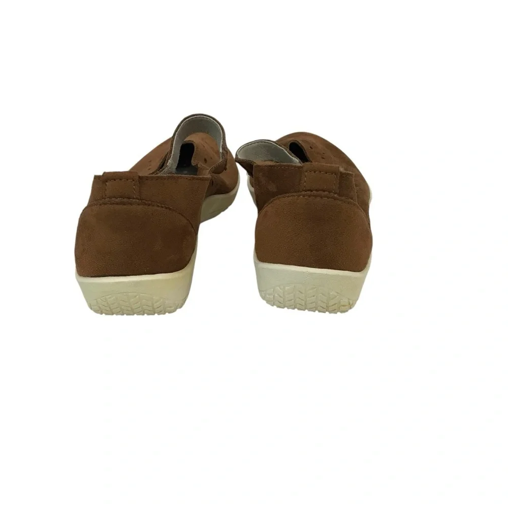 Arcopedico Sisley Gal Brown Suede Mary Jane Flats Size 8 EU 39